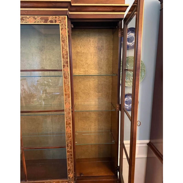 Vintage Drexel Heritage Et-Cetera China Cabinet/Breakfront For Sale - Image 9 of 11