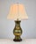 A heavy brass finish vase lamp with solid wood base by Frederick Cooper. Mid Century Modern meets Hollywood meets Asian...