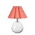 The Giorgio Mini Table Lamp provides a soft, inviting glow through its wild poppy scalloped shade, making it a perfect...