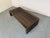Brown Mid-Century Modernist Wood and Metal Slatted Coffee Table from T Spectrum, 1970s For Sale - Image 8 of 9