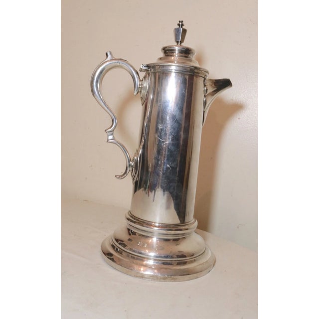 Large Antique 1901 Lutheran Church Presentation Silver Plate Wine Claret Pitcher For Sale - Image 9 of 12
