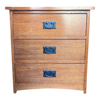 1980s Cf Kent Mission Style Nightstand For Sale