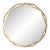 Modern Octagonal Lattice Frame Gold Mirror For Sale