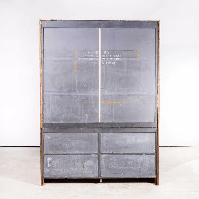 Brown English Oak Library Shelf, 1940s For Sale - Image 8 of 15