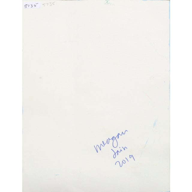 2010s Blue Patterned Contemporary Abstract Nude Female Figure by Meagan Jain For Sale - Image 5 of 6