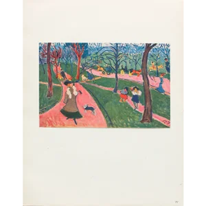 1950 After André Derain, "Hyde Park" German Edition Offset Lithograph