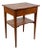 Antique Primitive Farmhouse Pine Single Drawer Side Table For Sale