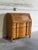Oak Slant-Front Bureau Writing Desk With Storage Mid-Century Modern 1970s For Sale In Los Angeles - Image 6 of 11