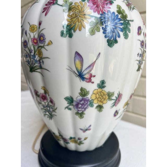 Vintage Limoge Style Porcelain Ginger Jar Table Lamp For Sale In Mobile - Image 6 of 12