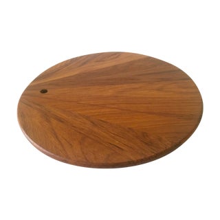 Vintage Dansk Mid Century Teak Serving Board For Sale