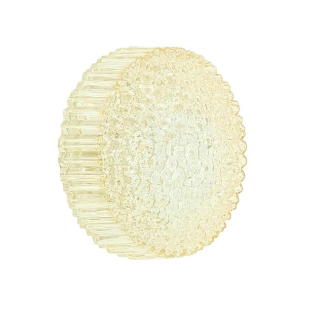 Mid-Century Modern Amber Bubble Glass Wall Light by Helena Tynell for Limburg, Germany, 1970s For Sale - Image 12 of 12