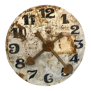 Late 19th Century Large Clock Face
