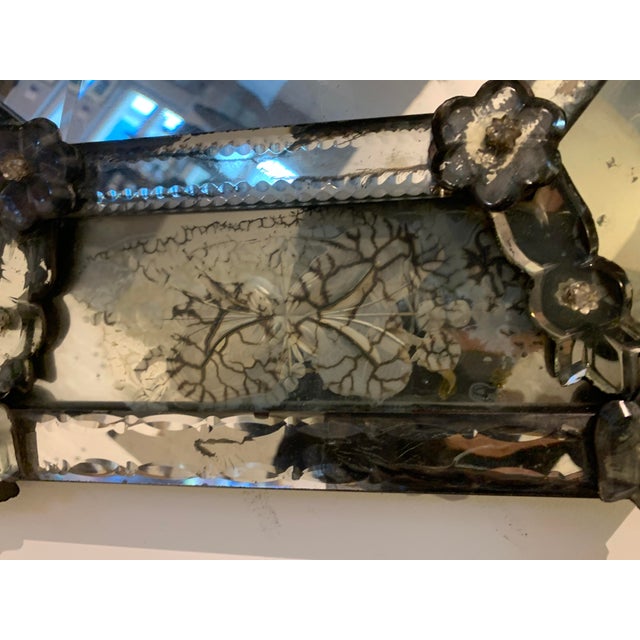 Venetian Mirror with Closed Pane, 1900s For Sale - Image 10 of 15