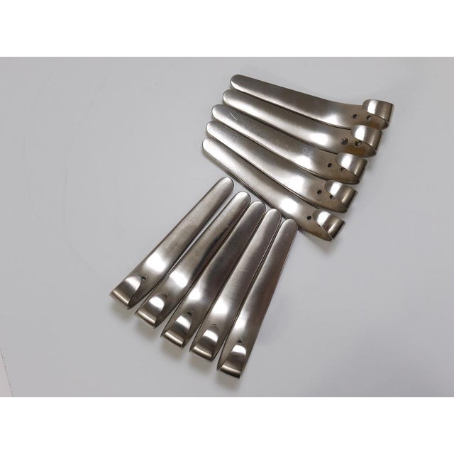 Vintage Nickel-Plated Brass Wall Hook by Carl Auböck, Austria, 1950s For Sale - Image 12 of 15