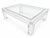 Designed and manufactured in the United States during the 1970s, this stunning Lucite coffee table by Les Prismatiques...