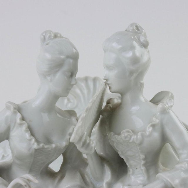 Antique Sculpture in Porcelain For Sale - Image 4 of 10