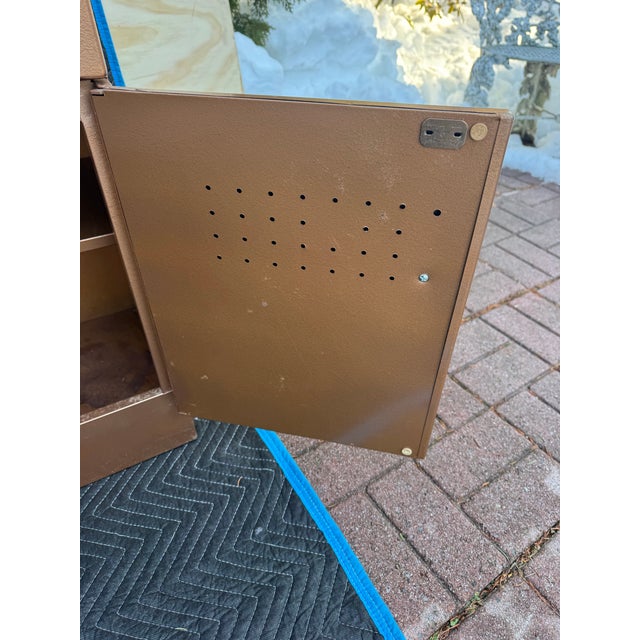 1950s Mid Century Atomic Starburst Liquor Cabinet With Extending Top For Sale - Image 11 of 11