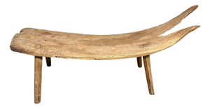 Rare Antique Teak Wood Bench or Chaise