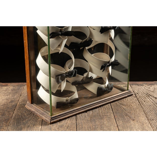 Early 20th C. Philadelphia Haberdashery Collar Display Case For Sale - Image 9 of 13
