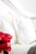 Salerno Bedding King Duvet Cover in White/Grey For Sale - Image 4 of 5