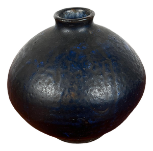 Mid-Century Brutalist German Studio Pottery Vase by Gerhard Liebenthron, 1960s