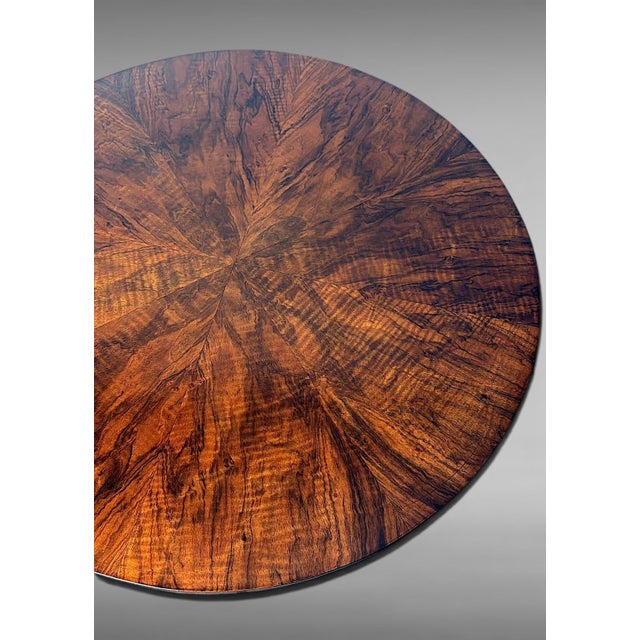 Brown Mid 20th Century Art Deco Italian Walnut Coffee Table For Sale - Image 8 of 18