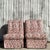 This pair of vintage tufted slipper chairs showcases a charming coastal coral print, blending timeless elegance with...