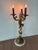 Neoclassical Antique Neoclassical Figural Candelabra Table Lamp, Featuring a Cherub or Putti Figurine Holding a Candelabra, on a Marble Base For Sale - Image 3 of 12