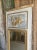 Beautiful French trumeau mirror, featuring a lovely blue and white patina, with gilt wood accents. This mirror features...