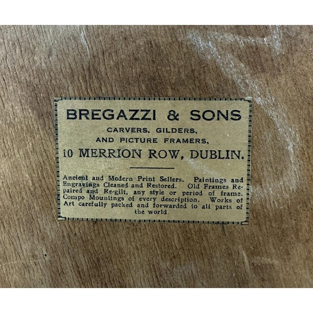 Sculpture Materials Antique Regency Francesco Bartolozzi Hand Colored Stipple Engraving Irish Interest For Sale - Image 7 of 7