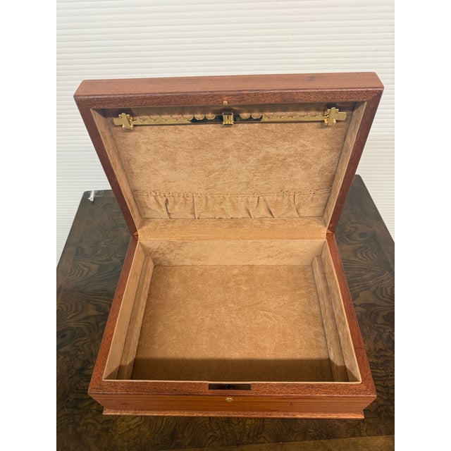 Agresti Luxury Burl Wood Jewelry Box For Sale In San Francisco - Image 6 of 12