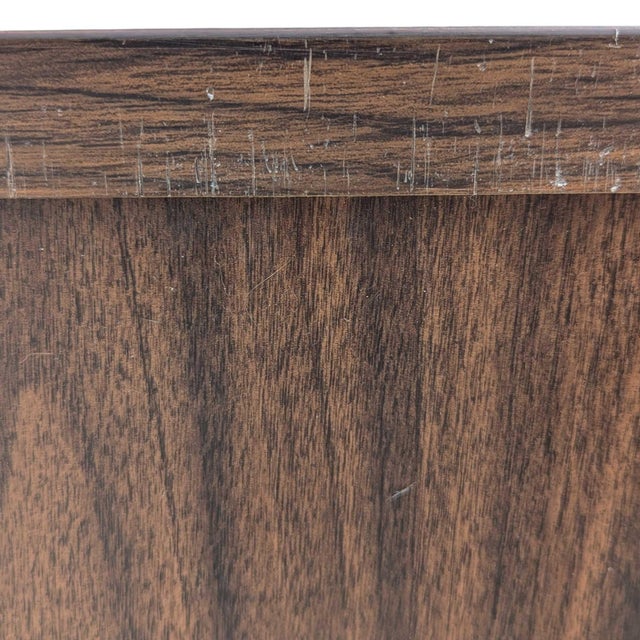 1970s Mid-Century Walnut-Grain Laminate Credenza For Sale - Image 17 of 18