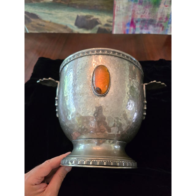 Vintage Pre Mid Century Christofle Style Champagne Bucket For Sale - Image 13 of 13