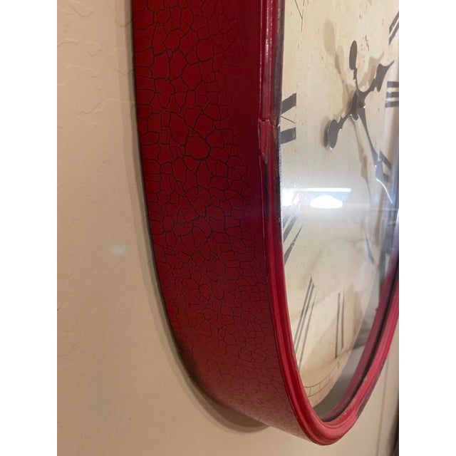 Large Vintage Metal Pocket Watch Frame French Cafe Wall Clock Cafe Des