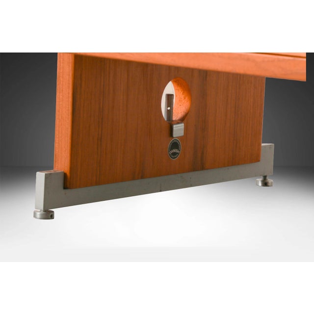 Hans Wegner Danish Teak Single Column Freestanding Wall Unit Room Divider For Sale - Image 11 of 14