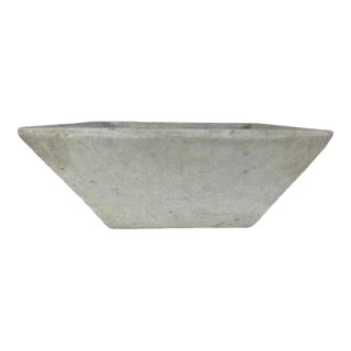 Mid 20th Century Italian Stone Sink With Distressed Finish For Sale