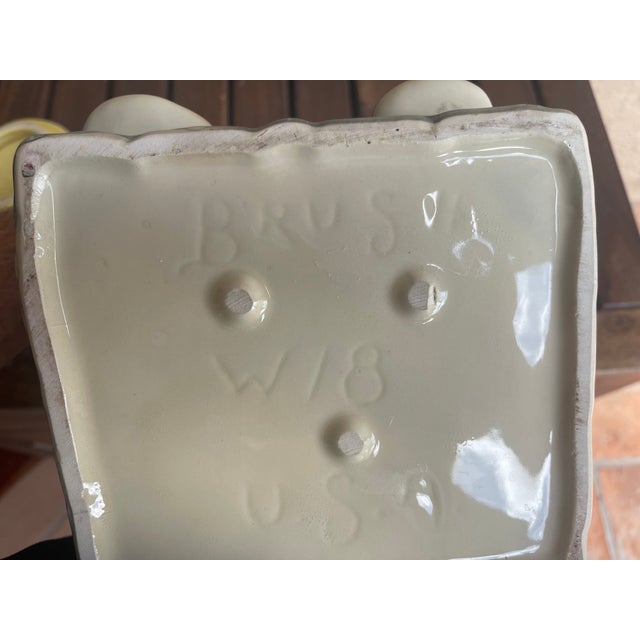 Mid Century Brush McCoy Pottery Humpty Dumpty Beanie Hat, W18 Cookie Jar For Sale - Image 10 of 10