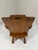 Brown Brutalist Rustic Oak Armchair, 1960s For Sale - Image 8 of 18