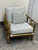 Contemporary McGuire Furniture Bamboo Club Chair, Circa 1970's For Sale - Image 3 of 12
