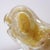 Vintage Clear Art Glass Figurine with Gold Glitter, 1990s For Sale - Image 3 of 15