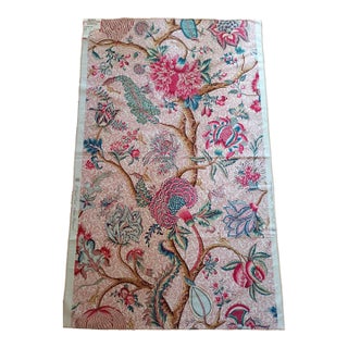 Braquenie Pierre Frey "Le Grand Corail" Fabric Piece 34" X 54" For Sale