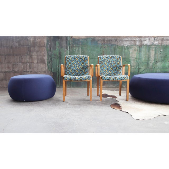 Japanese 1990s Postmodern Pix 95 2 Seat Modular Ottoman by Ichiro Iwasaki for Arper For Sale - Image 3 of 11