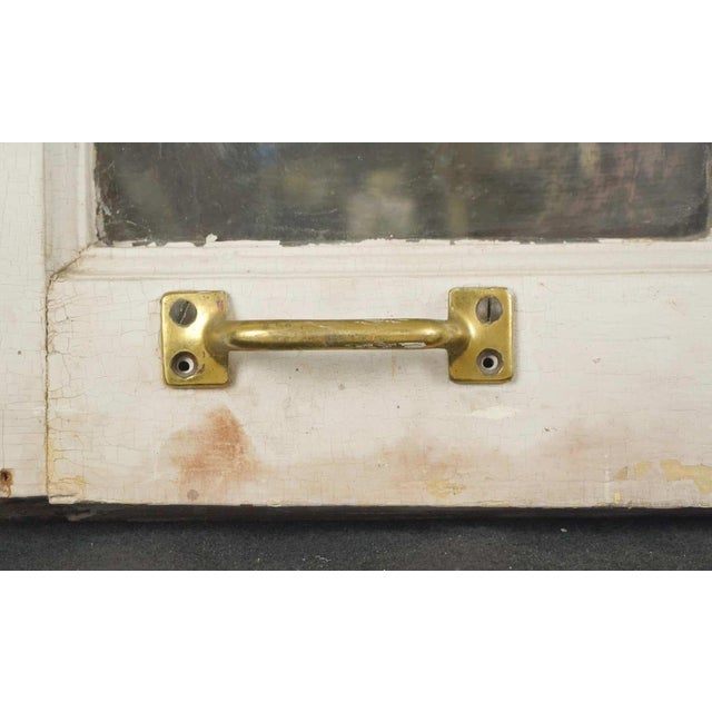 2020s Hand Silvered Eight Pane Wood Reclaimed Window Mirror For Sale - Image 5 of 7
