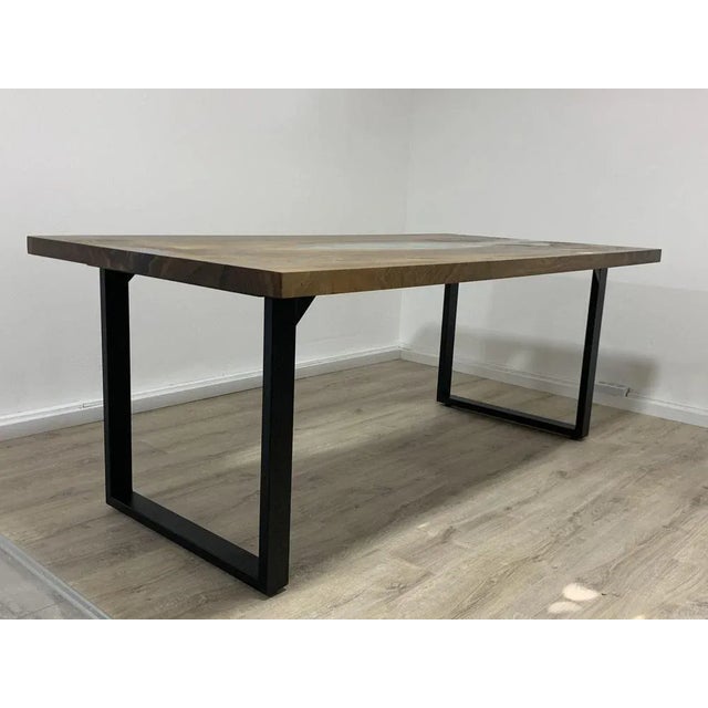 Vintage Epoxing Dining Table For Sale - Image 6 of 8