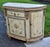 Vintage Venetian Demilune Cabinet Painted Accent Chest Commode For Sale - Image 11 of 14