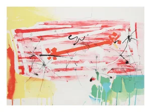 Dimitri Petrov "Abstract With Sun" Lithograph