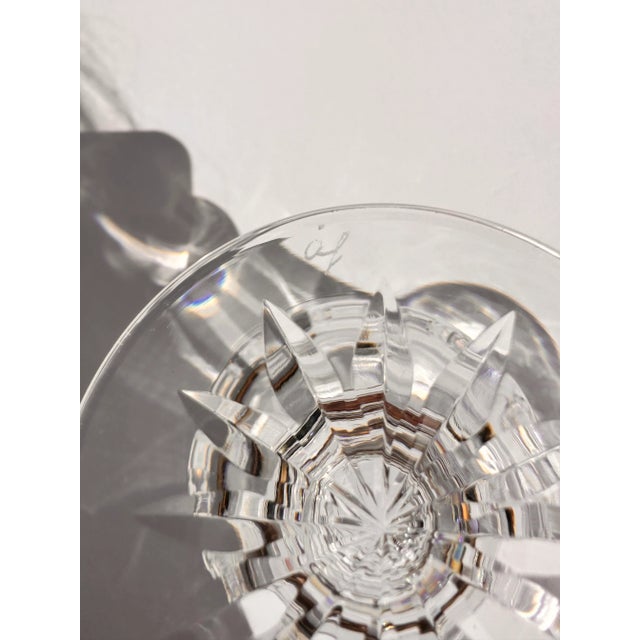 Hollywood Regency Large Set of 45 Signed Orrefors Sweden Crystal Glass Drinkware Stemware 11 Service Settings Goblet Water Champagne Wine Cordial Barware For Sale - Image 3 of 13