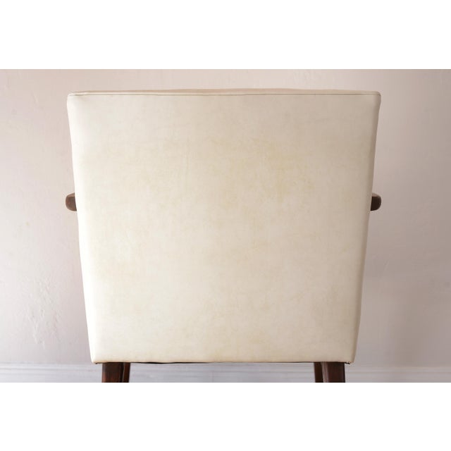 Wood MCM Jens Risom Model C-108 Walnut Armchair For Sale - Image 7 of 16