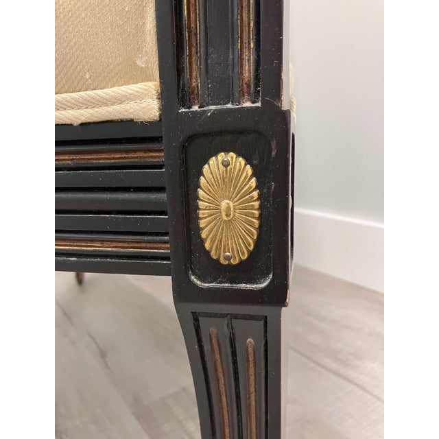 1970s 1970s Baker Regency-Style Armchair For Sale - Image 5 of 12