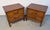 Contemporary Mid 20th Century Sculpted Walnut Nightstands, A Pair For Sale - Image 3 of 12